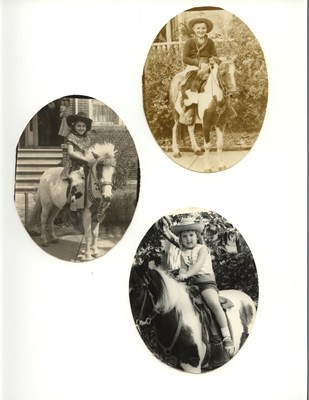 1930s and 1964 - 3 Weeks' on a Pony - Dad, Mom and Me and one busy Pony! What are the odds!